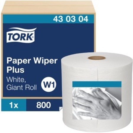 TORK Wiper, Roll, Refill, White TRK430304